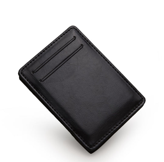 Flip PU Magic Wallet Business Card Holder Bags